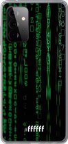 6F hoesje - geschikt voor Samsung Galaxy A72 -  Transparant TPU Case - Hacking The Matrix #ffffff