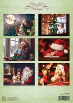 NEVI083 Nellie Snellen - 10x knipvel Christmas time-3 - kerstmis kinderen - kerstman