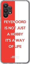 6F hoesje - geschikt voor Samsung Galaxy A32 5G -  Transparant TPU Case - Feyenoord - Way of life #ffffff