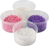 Pearl Clay®,  3x25 gr,  38 gr, wit, paars, roze, 1set