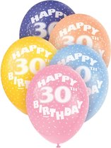 Ballonnen leeftijd 30 voor heliumvulling 5 stuks OP=OP
