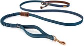 EzyDog Road Runner LITE Hardloop Hondenriem - Looplijn hond - 208cm - Denim