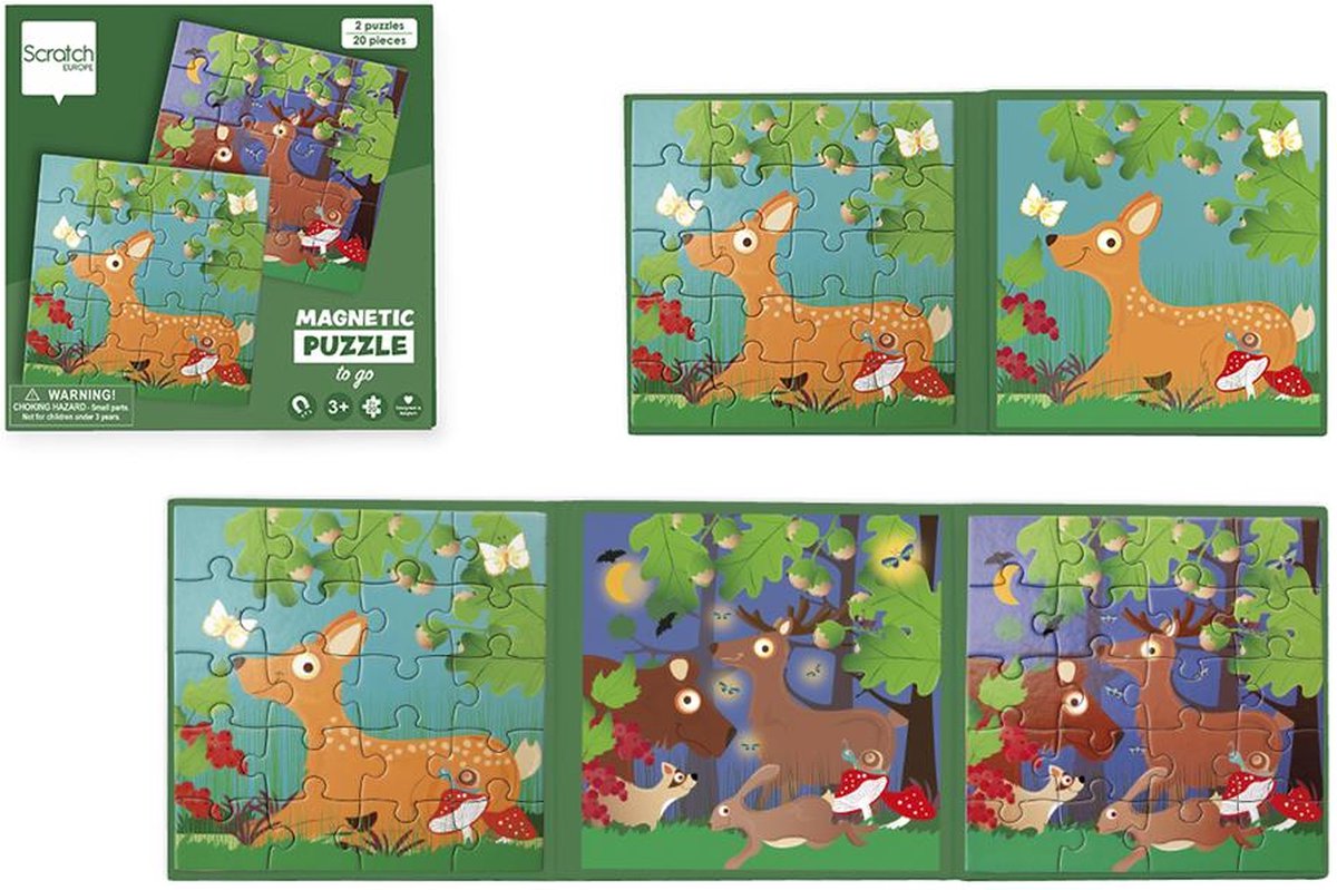 Puzzle - Enfant - 60 pièces - Les animaux dans l'espace - Apli