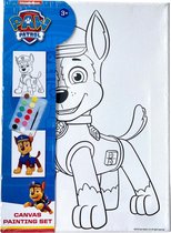 Toi-toys Schilderset Paw Patrol Chase Junior Canvas Wit