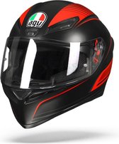 Agv K1 Warmup Mat Zwart Rood Integraalhelm - Motorhelm - Maat S