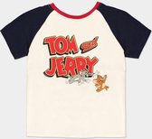 Tom And Jerry Kinder Tshirt -Kids 98- Wit