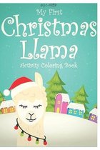 my first christmas llama activity coloring book