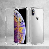 TWIXED iPhone XS Max Clear Case Met Gepanserde Randen (Transparant)