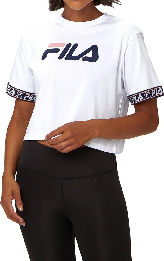 Fila Portino Cropped Shirt Wit Dames | bol.com
