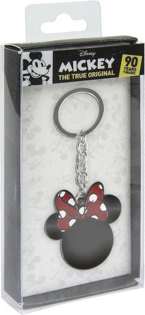Disney - Metal Keychain - Minnie Bow