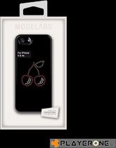 SWAROVSKI - Coque arrière cerise noire (Iphone 4 / 4S)