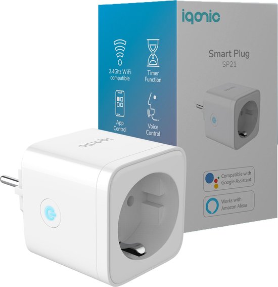 Iqonic® Slimme Stekker - Met Energiemeter & Tijdschakelaar - Smart Plug -  Smartphone App | bol.com