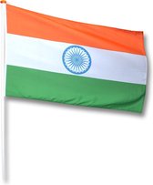 Vlag India 100x150 cm.