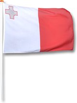 Vlag Malta 100x150 cm.