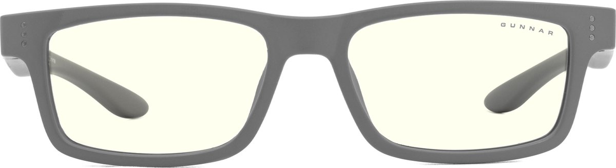 GUNNAR Gaming- en Computerbril - Kids - Cruz Kids Small (Leeftijd 4-8) - Grey Frame, Clear Tint - Blauw Licht Bril, Beeldschermbril, Blue Light Glasses, Leesbril, UV Filter