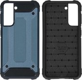 iMoshion Rugged Xtreme Backcover Samsung Galaxy S21 hoesje - Donkerblauw