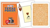 Modiano poker speelkaarten oranje 2 index