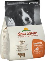 Almo Nature Hond Holistic Droogvoer voor Middelgrote tot Grote Hondenrassen - Maintenance - Rundvlees, Kip, Lam of Zalm in 400gr, 2kg of 12kg - Smaak: Kip, Gewicht: 2kg - Medium/Large