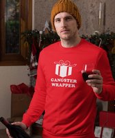 Foute Kersttrui Rood - Gangster Wrapper - Maat 2XL - Kerstkleding voor dames & heren