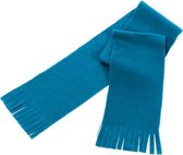 Voordelige kinder fleece sjaal lichtblauw