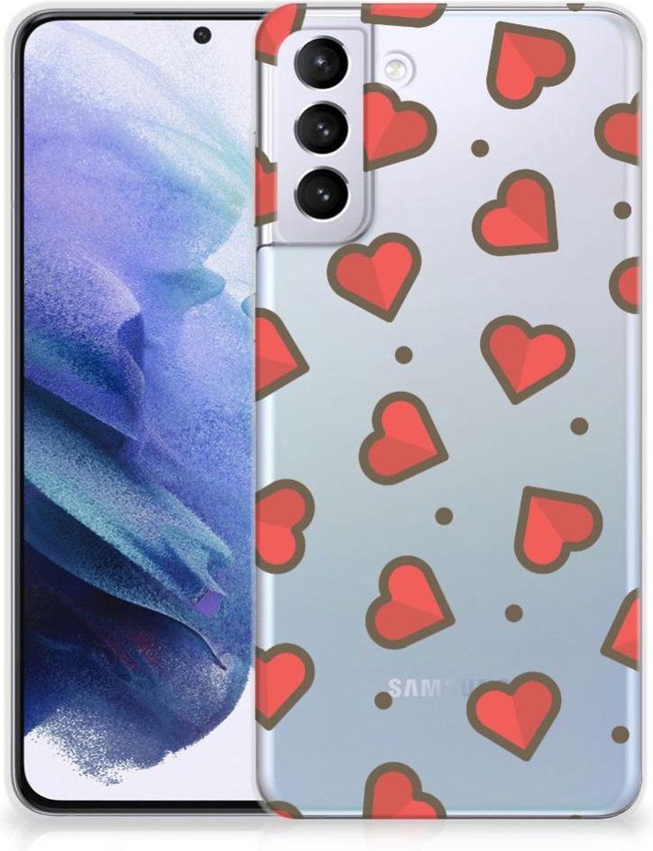 Samsung Galaxy S21 Plus TPU bumper Hearts