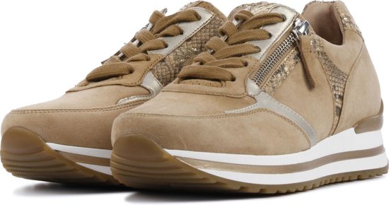 Gabor Vrouwen Suède Panterprint Lage sneakers / Damesschoenen 66.525 sue -  Beige - | bol.com