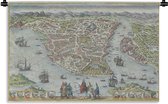 Wandkleed Antieke Keizerrijken in kaart - Oude kaart van het Ottomaanse Rijk Wandkleed katoen 150x100 cm - Wandtapijt met foto