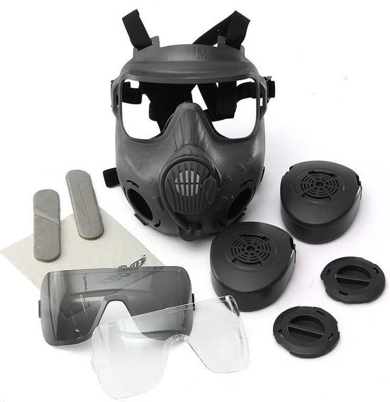 Baymate NOUVEAU Airsoft Protection M50 Masque à Gaz Double Baymate CS  Edition Tissu