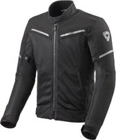 REV'IT! Airwave 3 Silver Black Textile Motorcycle Jacket  L