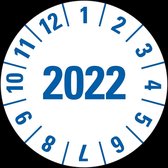 Laboratorium en ziekenhuis keuringssticker, Ø 25 mm, 500/rol 2022