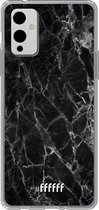 6F hoesje - geschikt voor OnePlus 9 -  Transparant TPU Case - Shattered Marble #ffffff
