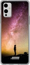 6F hoesje - geschikt voor OnePlus 9 -  Transparant TPU Case - Watching the Stars #ffffff