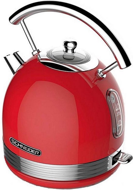 Livoo Bouilloire électrique 1.7l 2200w rouge - dod180r