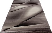 Modern laagpolig vloerkleed Miami - bruin 6590 - 160x230 cm