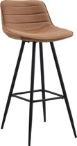 Rox Living Barkruk Pedro kunstleer 115 cm - cognac