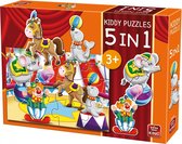 King Legpuzzel Kiddy Puzzles Circus 5-in-1 Junior 29 Stukjes
