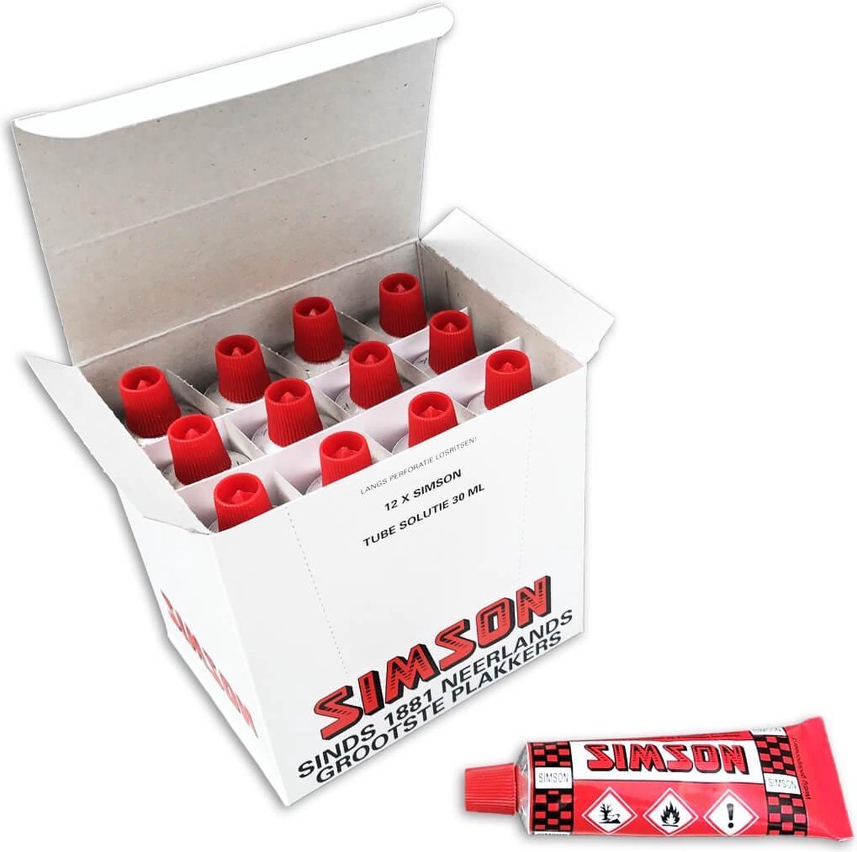 Solutie Simson groot (12x tube á 30ml)