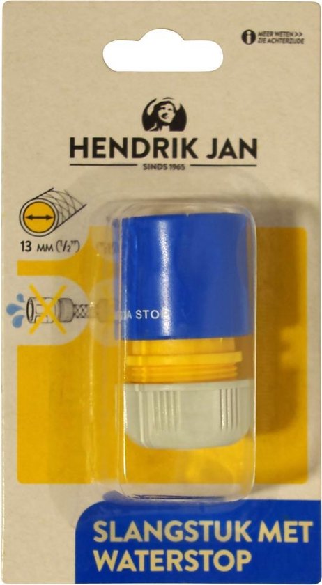 Foto: Hendrik jan slangstuk met waterstop kunststof 1 2 13 mm