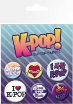 K-POP - Pack 5 Badges - Mix