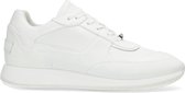 Shabbies 101020093 Lage sneakers - Leren Sneaker - Dames - Wit - Maat 41