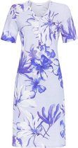 Blauw bloemen nachthemd Ringella