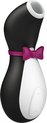 Satisfyer Penguin - Luchtdruk Vibrator - Zwart/ Wit