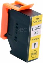 ABC huismerk inkt cartridge geschikt voor Epson 202XL geel voor Expression Premium XP-6000 XP-6005 XP-6100