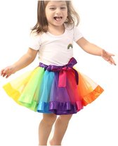 Meisjes Tutu S 3 mnd - 2  jaar Regenboog Kleuren Rok Party Dance Regenboog Rokken Meisjes kleding Kinderen Kleding