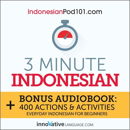 3-Minute Indonesian - cover