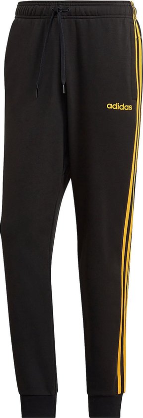 Correct Voorstel Aanhankelijk Adidas 3-Stripes French Terry Joggingbroek Zwart/Goud Heren | bol.com