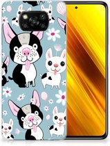 Backcase Siliconen Hoesje Xiaomi Poco X3 | Poco X3 Pro Telefoonhoesje Hondjes