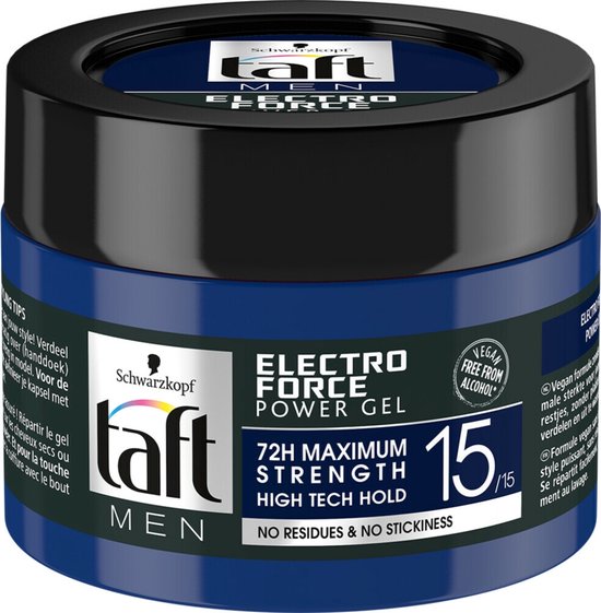 Taft Men Power Gel Electro Force Hold 15 250 ml | bol.com