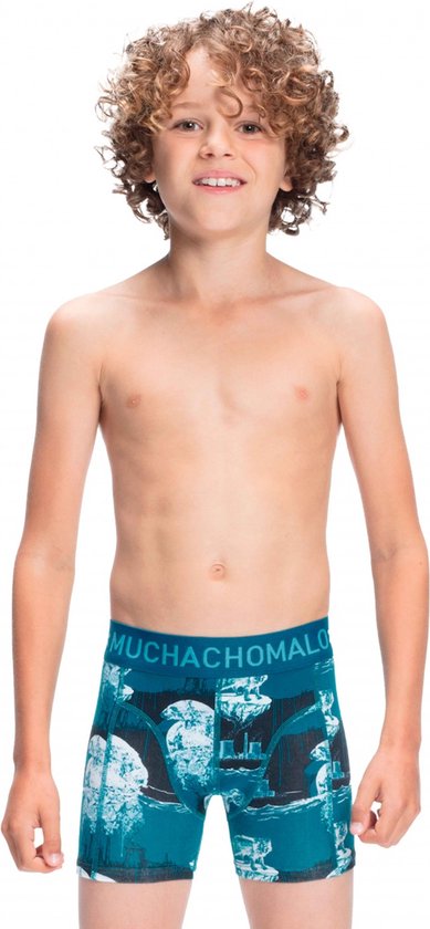 Muchachomalo Jongens ondergoed Muchachomalo Boys 2-pack shorts climate  zwart 122/128 | bol.com
