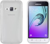 Hoesje CoolSkin3T - Telefoonhoesje voor Samsung J1 Ace - Transparant Wit